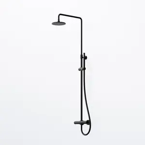 Steinberg 100 Colonne de douche en applique avec mitigeur thermostatiq... pas cher
