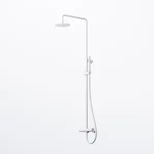 Steinberg 100 Colonne de douche en applique avec mitigeur thermostatiq... pas cher