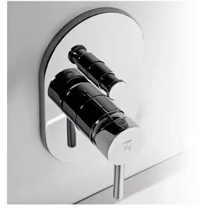 Steinberg 100 - Mitigeur encastré pour 2 appareils, chrome 100 2103 3 pas cher