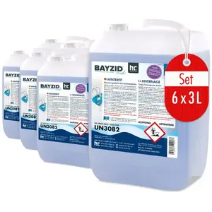 Höfer Chemie Gmbh - 18 l Protection Hivernal pour piscine (6 x 3 l) Produit d'hivernage à Effet détartrant, algicide et Anti-moisissures pas cher