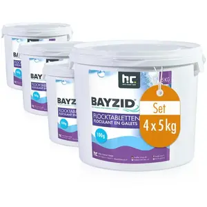 Höfer Chemie 20 kg Bayzid® Floculant en galets (100g) (4 x 5 kg) pas cher