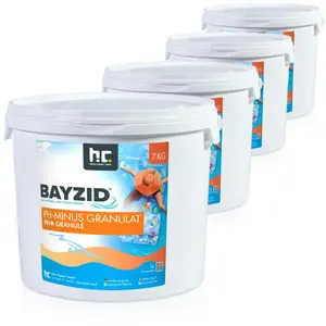 Höfer Chemie 4 x 7 kg (28 kg) bayzid pH moins granulé - l'ORIGINAL pou... pas cher