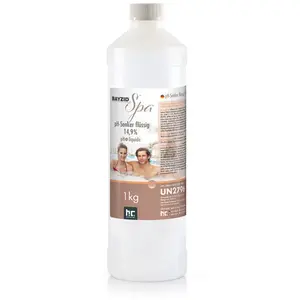 Comparateur de prix : Höfer Chemie 1x 1 kg pH moins liquide 14,9% Bayzid® SPA en bouteilles de 1 KG
