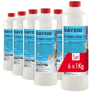 6 x 1 kg de réducteur de pH BAYZID moins 14,9 % de Höfer Chemie pour p... pas cher