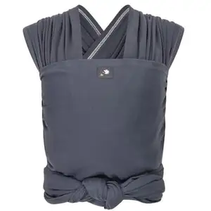 Hoppediz Écharpe de portage élastique longue, anthracite pas cher
