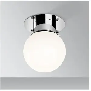 Comparateur de prix : Decor Walther Plafonnier classique en boule GLOBE chromé