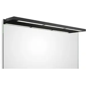 Decor Walther Slim 1-80 N applique pour miroir LED noirVendu parluminaire