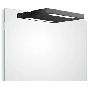 Decor Walther Slim 1-24 N applique pour miroir LED noir pas cher