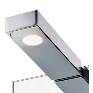 Comparateur de prix : Decor Walther Applique murale pour miroir Flat 2 LED, chromée