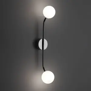 Decor Walther Pep applique, 2 lampes, noireVendu parluminaire