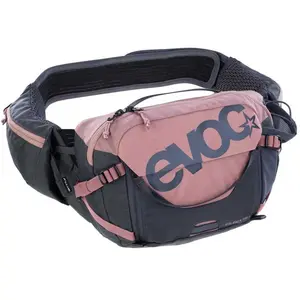 Comparateur de prix : EVOC Sac Hip Pack Pro 3 + poche 1.5l rose dusty pink / gris carbone