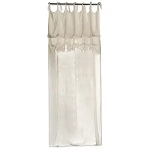 LOBERON Voilage Melania, beige (140 x 250cm) pas cher