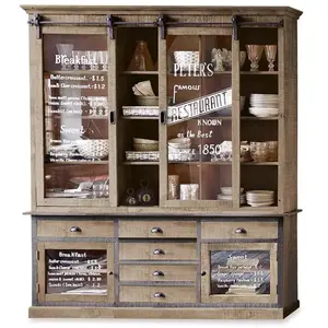 LOBERON Armoire Peter´s, marron vieilli (45 x 188 x 220cm) pas cher