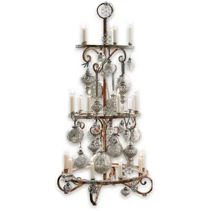LOBERON Sapin décoratif Sercoeur, marron vieilli (115cm) pas cher