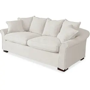 LOBERON Canapé Long Beach, crème (98.5 x 204 x 79.5cm)Vendu parloberon