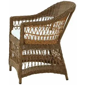 LOBERON Fauteuil Garden Grove, marron (56 x 65 x 86cm)
