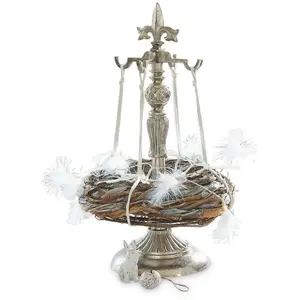Loberon Support pour couronne Edmond, argenté (61cm)