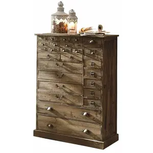 LOBERON Commode Darling, marron (37.5 x 81 x 109cm)