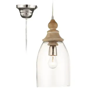 LOBERON Suspension Raina, transparent (38cm) pas cher