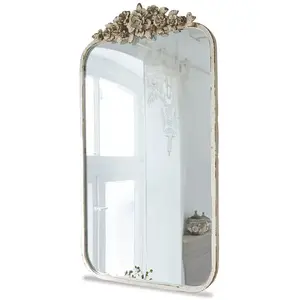 LOBERON Miroir Veilleures, crème vieilli (3.5 x 45 x 81cm)
