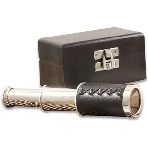 LOBERON Télescope Haved, noir/argenté (10 x 5.5 x 5.5cm)