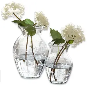Comparateur de prix : LOBERON Lot de 2 vases Paimpont, transparent (17cm)