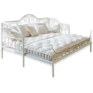 LOBERON Banquette Maditha, blanc (90.5 x 210 x 113.5cm)Vendu parloberon