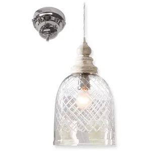 LOBERON Suspension Junia, transparent (42cm) pas cher