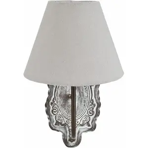 LOBERON Applique Abondant, gris vieilli (20 x 29 x 35.5cm)