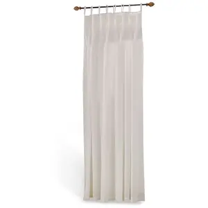 LOBERON Voilage Martillac, blanc (140 x 250cm) pas cher