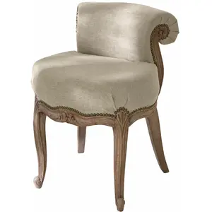 LOBERON Fauteuil Rivel, crème (56 x 51 x 65cm)