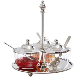Loberon Ensemble assaisonnement Julius, argenté (18.5cm)