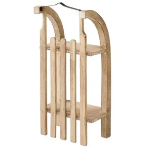 LOBERON Étagère luge Renier, marron (24 x 36 x 69cm) pas cher