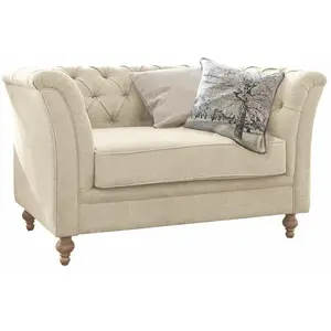 LOBERON Canapé Clères, beige (82 x 132 x 75cm)