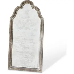 LOBERON Miroir Libasse, gris vieilli (2 x 40 x 80cm) pas cher