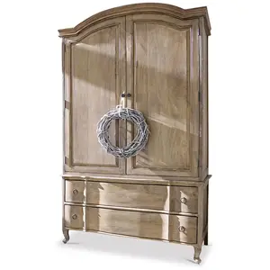 LOBERON Armoire Richert, marron (65 x 120 x 202cm) pas cher