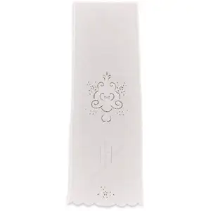 Comparateur de prix : Loberon Chemin de table Kara, blanc (150 x 50cm)