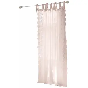 Comparateur de prix : LOBERON Voilage Esmera, rose (140 x 250cm)