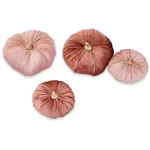 LOBERON Lot de 4 citrouilles Morne, rose (11cm)Vendu parloberon