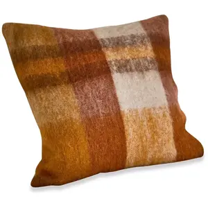 LOBERON Housse de coussin Cabiate, orange (50 x 50cm) pas cher