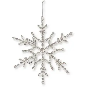 LOBERON Décoration de Noël Loella, argenté (1cm) pas cher