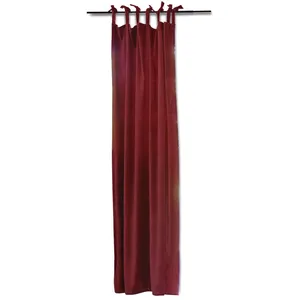 LOBERON Rideau Apollosa, rouge (140 x 250cm) pas cher