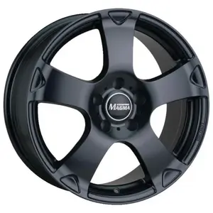 Jante alu 14 pouces MAGMA Seismo 4x100 6J ET38, Farbe Schwarz Matt