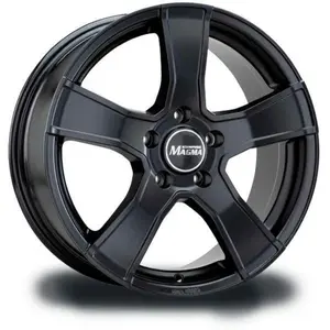 Jante alu 15 pouces MAGMA Tezzo 4x100 6,5J ET35, Farbe Schwarz Matt