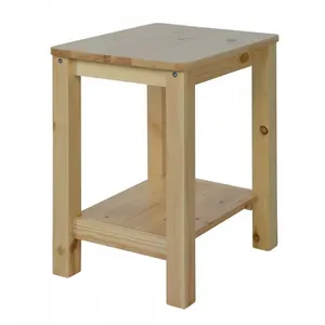 Non communiqué Table de chevet en bois nature pas cher