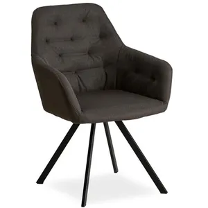 Non communiqué Chaise Salle à Manger Anthracite Design Moderne pas cher