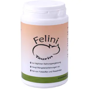 Comparateur de prix : 100g Felini Taurin pour chat - Complément alimentaire pour chat