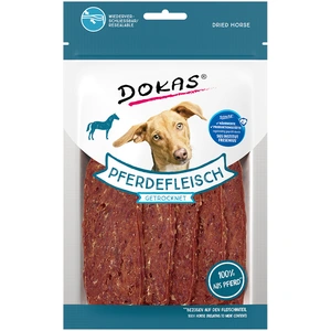 Comparateur de prix : Dokas Viande de cheval séchée pour chien - environ 60 g
