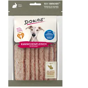 Comparateur de prix : Dokas Chien Snack kaninchenfl. getrockn. | 12 x 70 g Snack pour Chien
