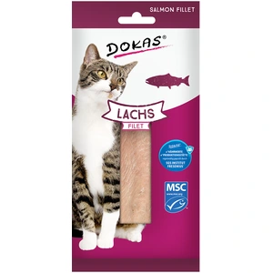 Friandise pour chat à mâcher avec filet de saumon Dokas 22g pas cher